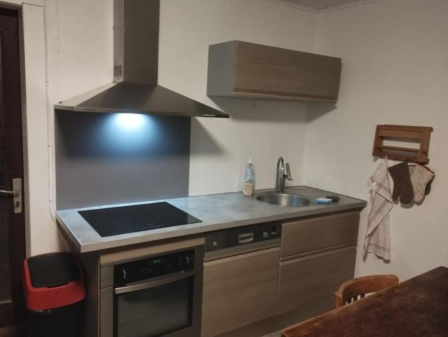 Chalet 8 Personnes + Grand Terrain Et Riviere Entremont 외부 사진