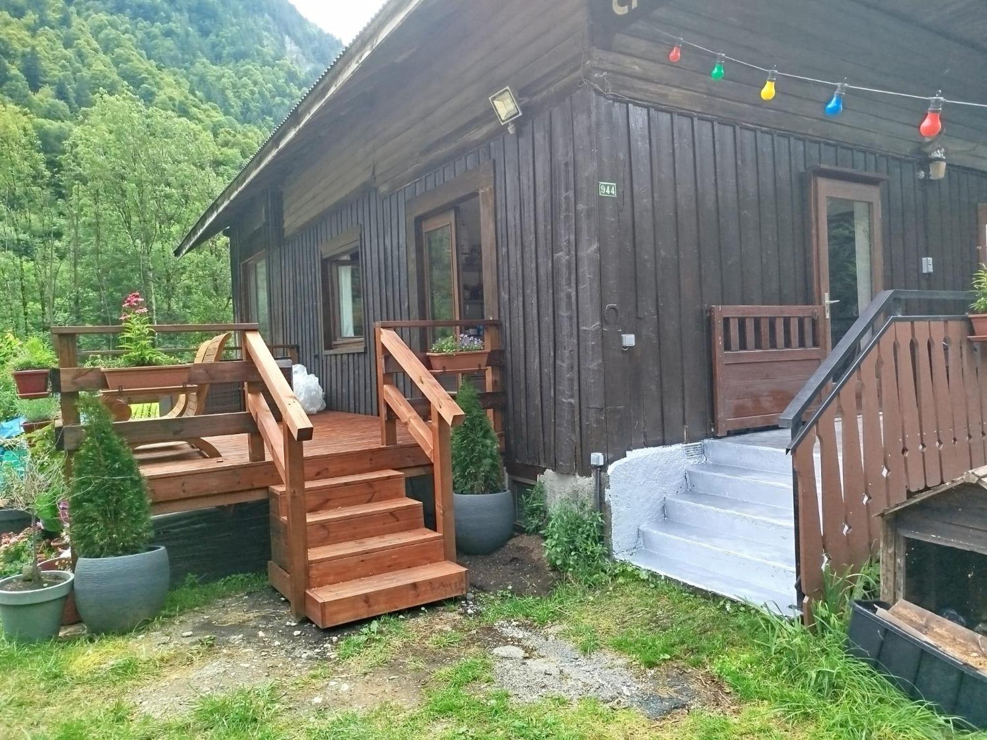 Chalet 8 Personnes + Grand Terrain Et Riviere Entremont 외부 사진